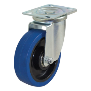 125mm Rebound Rubber Wheel 200kg Capacity Castor (S5042)