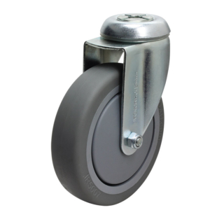125mm Inst Rubber Swivel Single Bolt Castor (S5080)