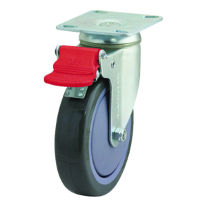 125mm Poly Nylon Swivel Zinc Durolite Castor (S5106B)