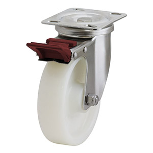 125mm Nylon Wheel 200kg Capacity Castor (S5142B)