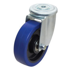 125mm Rebound Rubber Bolt Hole 300 Series Castor (S5214)