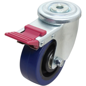 125mm Rebound Rubber Bolt Hole 300 Series Castor (S5214B)