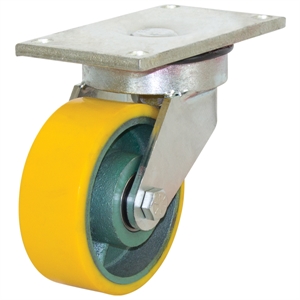 125mm Polyurethane Wheel 500kg Capacity Castor (S5270)