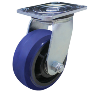 125mm Rebound Rubber Wheel 200kg Capacity Castor (S5370)