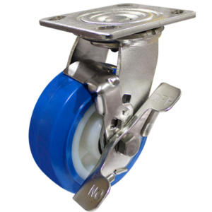 125mm Reb Poly Wheel 250kg Capacity Castor (S5382WB)