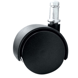 Pack of 2 Twin Wheel Friction Stem Castors (S53PK2)