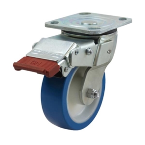 125mm Rebound Polyurethane Wheel 200kg Capacity Castor  (S5440SLB)
