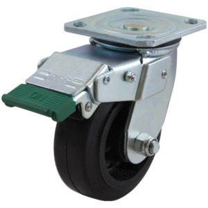 125mm Rubber Wheel 180kg Capacity Castor (S5502D)