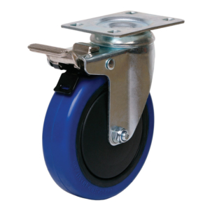 125mm Reb Rubber Swivel Light Industrial Castor (S5504B)