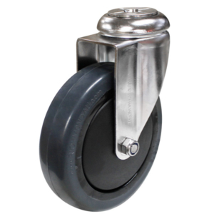 125mm Elastic Rubber Swivel Castor (S5561)