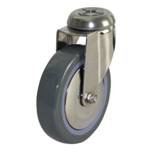125mm Poly Nylon Wheel 100kg Capacity Castor (S5578)