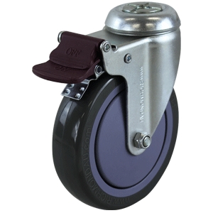 125mm Poly Nylon Swivel Single Bolt Castor (S5584B)