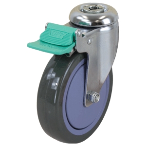 125mm Poly Nylon Swivel Single Bolt Castor (S5584D)