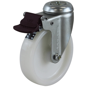 125mm Nylon Swivel Single Bolt Castor (S5585B)