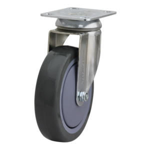 125mm Anti-Static Swivel Chrome Durolite Castor (S5586)