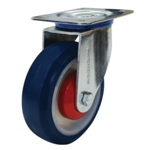 125mm Rebound Rubber Wheel 150kg Capacity Castor (S5604)