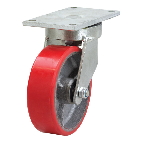 150mm Poly Ci Wheel 250kg Capacity Waste Bin Castor (S6012)