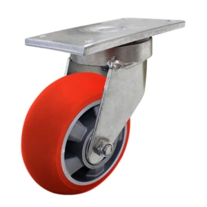 150mm Donut Profile Poly on Aluminium Wheel Castor 200kg Capacity (S6016)