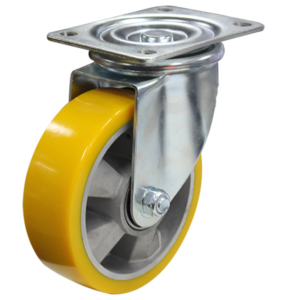 150mm Crowned Polyurethane Tyre on Aluminium Centre Wheel 300kg Capacity Castor (S6024)
