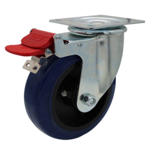 150mm Rubber Wheel 225kg Capacity Castor (S6040B)
