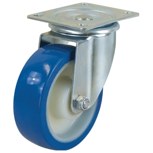 150mm Rebound Polyurethane Wheel 300kg Capacity Castor (S6054)