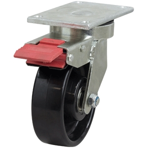 150mm Nylon Wheel 400kg Capacity Castor (S6060SLB)