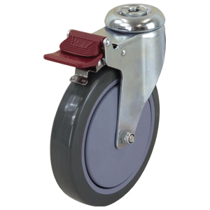 150mm Poly Nylon Swivel Single Bolt Castor (S6081B)