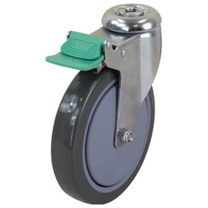 150mm Poly Nylon Swivel Single Bolt Castor (S6081D)