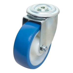150mm Rebound Polyurethane Bolt Hole 300 Series Castor (S6216)