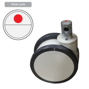 150mm Polyurethane Wheel 150/120kg Capacity Medical Castor (S6298B)