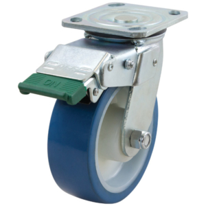 150mm Rebound Polyurethane Wheel 300kg Capacity Castor (S6440D)