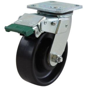 150mm Nylon Wheel 400kg Capacity Castor (S6633D)