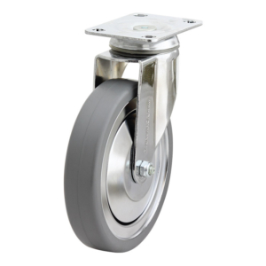 150mm Inst Swivel Chrome Durolite Castor (S6674)