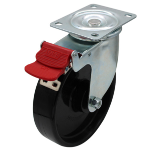 200mm Nylon Wheel 300kg Capacity Castor (S8032B)