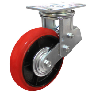 200mm Poly Spring Loaded Swivel Castor (S8089)
