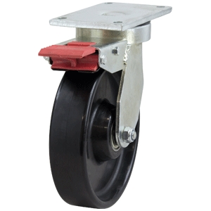 200mm Nylon Wheel 400kg Capacity Castor (S8120SLB)
