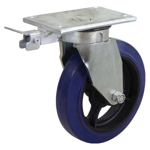200mm Rubber Wheel 250kg Capacity Castor (S8230D)