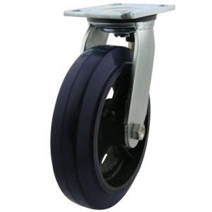 200mm Rubber Wheel 250kg Capacity Castor (S8802)
