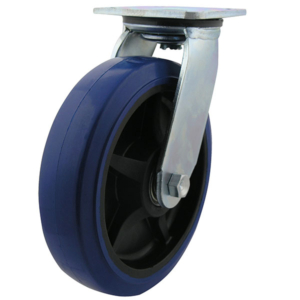 200mm Rebound Rubber Wheel 250kg Capacity Castor (S8832)