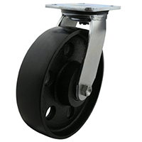 200mm Cast Iron Wheel 380kg Capacity Castor (S8853)