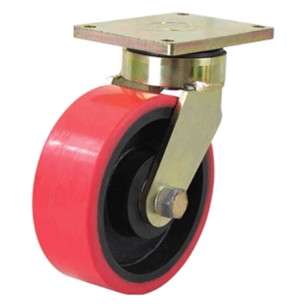 200mm Poly CI Wheel 1300kg Capacity Castor (S897)