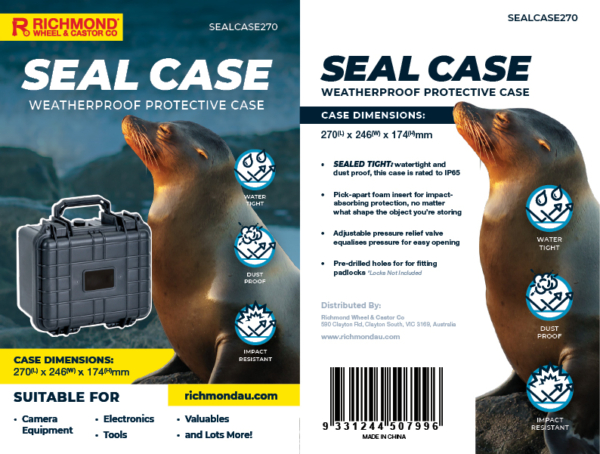 Seal Case – 270x246x174mm Weatherproof Equipment Case (SEALCASE270) - Image 13