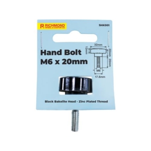 M6 x 20mm Hand Bolt (SHK001)