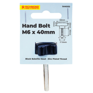 M6 x 40mm Hand Bolt (SHK002)