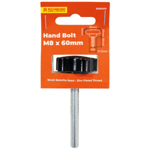 M8 x 60mm Hand Bolt (SHK005)
