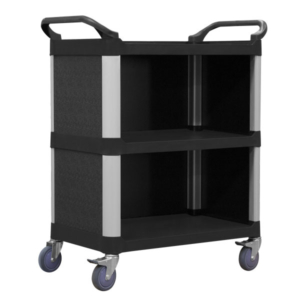 3 Tier 690x430 Service Trolley with Cabinet (STR324)