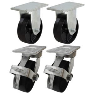 Waste Bin Castor Set with SG Iron Wheels (WASTESETT-9)
