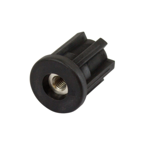 32mm Round M10 Threaded Tube End Mild Steel (TIR32R0M10)