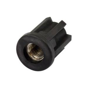 38mm Round M16 Threaded Tube End Mild Steel (TIR38R0M16)