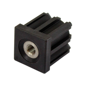 38mm Square M10 Threaded Tube End Stainless Steel (TIR38SQM10SS)